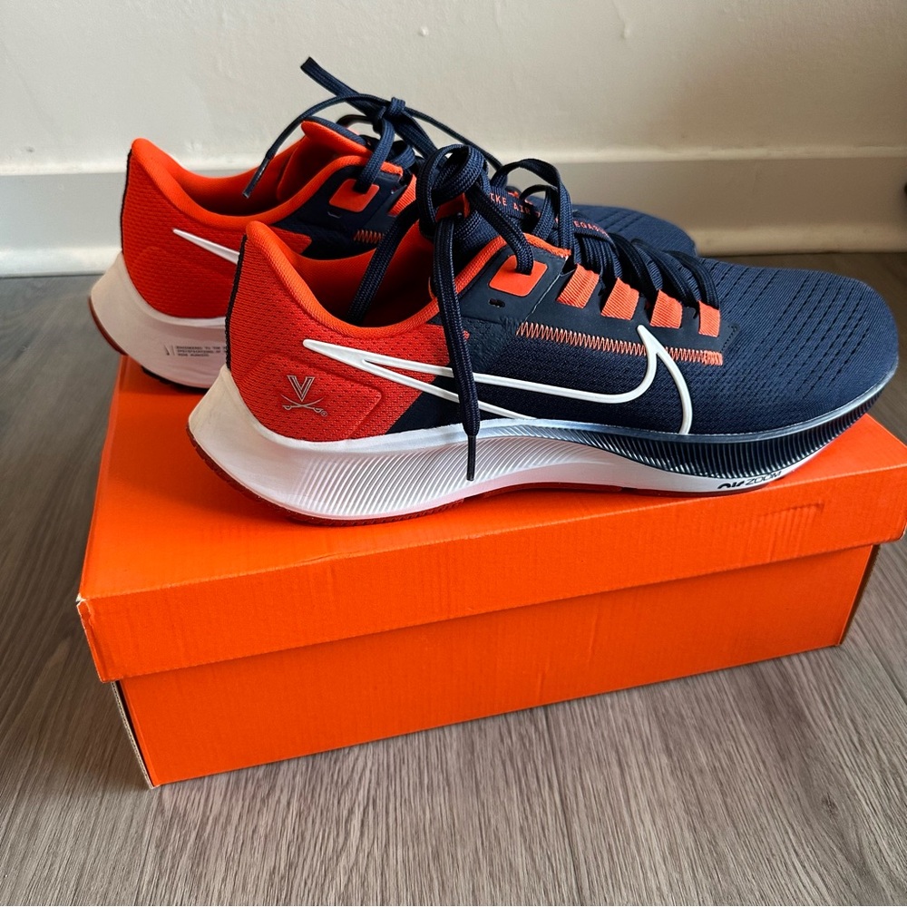 New Nike Air Zoom Pegasus 38 Virginia UVA University of Virginia